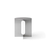 Androgyne Side Table, Stainless Steel