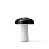 Reverse Table Lamp, Carrara Marble