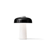 Reverse Table Lamp, Carrara Marble