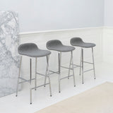 Form Counter Stool, Metal Leg