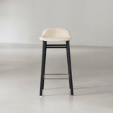 Form Counter Stool, Wood Leg