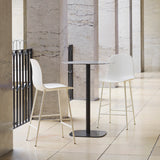Form Counter Stool, Metal Leg