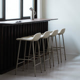 Form Counter Stool, Metal Leg