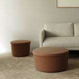 Hide Storage Pouf