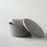 Hide Storage Pouf