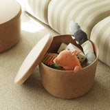Hide Storage Pouf