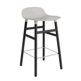 Form Counter Stool, Wood Leg