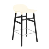 Form Counter Stool, Wood Leg