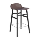 Form Counter Stool, Wood Leg