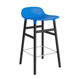 Form Counter Stool, Wood Leg