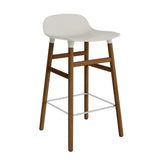 Form Counter Stool, Wood Leg