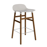 Form Counter Stool, Wood Leg