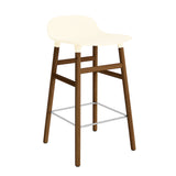 Form Counter Stool, Wood Leg