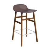 Form Counter Stool, Wood Leg