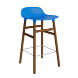 Form Counter Stool, Wood Leg