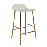 Form Counter Stool, Metal Leg