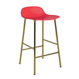 Form Counter Stool, Metal Leg