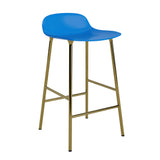 Form Counter Stool, Metal Leg