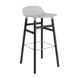 Form Bar Stool, Wood Leg