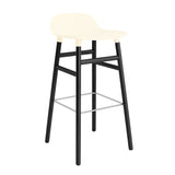 Form Bar Stool, Wood Leg