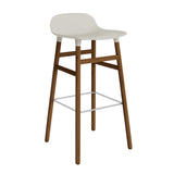 Form Bar Stool, Wood Leg