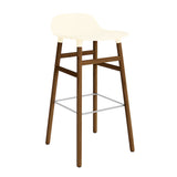 Form Bar Stool, Wood Leg