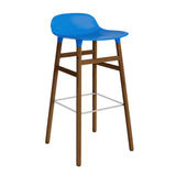 Form Bar Stool, Wood Leg