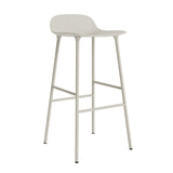 Form Bar Stool, Metal Leg