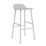 Form Bar Stool, Metal Leg