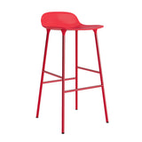 Form Bar Stool, Metal Leg