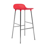 Form Bar Stool, Metal Leg