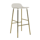 Form Bar Stool, Metal Leg