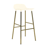 Form Bar Stool, Metal Leg