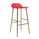 Form Bar Stool, Metal Leg