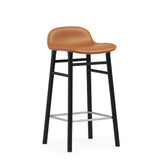 Form Counter Stool, Wood Leg