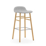 Form Bar Stool, Wood Leg