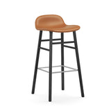 Form Bar Stool, Wood Leg