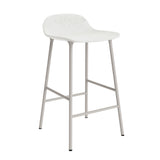 Form Counter Stool, Metal Leg