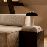 Reverse Table Lamp, Carrara Marble