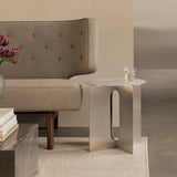 Androgyne Side Table, Stainless Steel