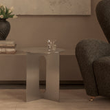 Androgyne Side Table, Stainless Steel