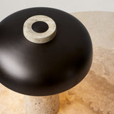 Reverse Table Lamp, Travertine