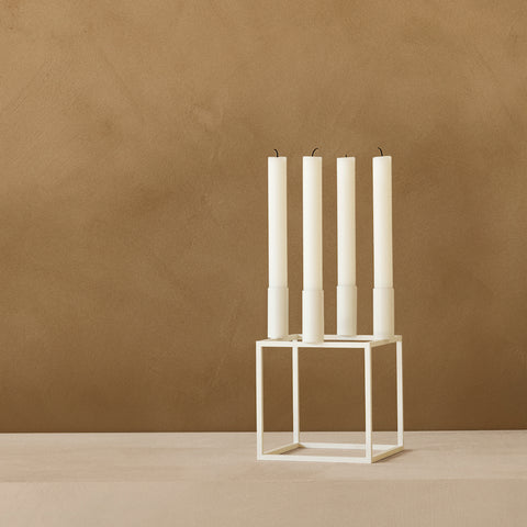 Kubus Candle Holders, White