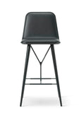 Spine Wood Base Bar Stool