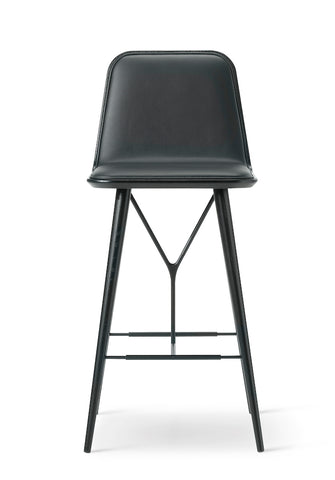 Spine Wood Base Bar Stool