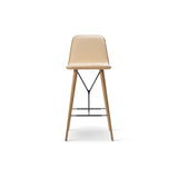 Spine Wood Base Counter Stool