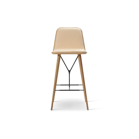 Spine Wood Base Counter Stool