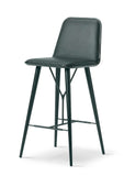 Spine Wood Base Bar Stool
