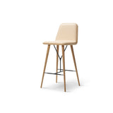 Spine Wood Base Counter Stool