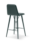 Spine Wood Base Bar Stool
